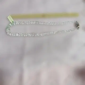 본 수정 실버 목걸이 은