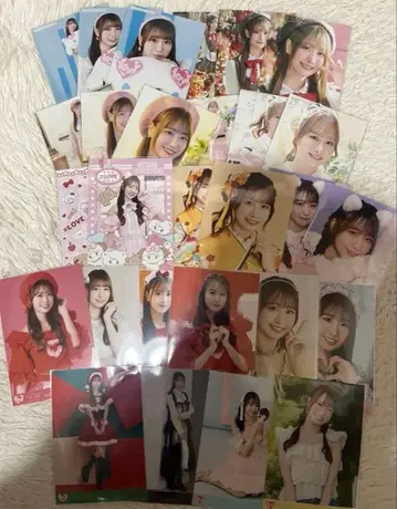 =LOVE 타키와키 쇼코 브로마이드 4컴프 외 16장 묶음 판매