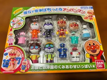 [ 새상품 미개봉 ] 호빵맨 자석으로 변신 팟치토나 호빵맨 반다이남코