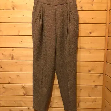 sophila 체크 무늬 슬랙스 브라운 계열