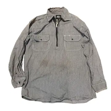 KEY 풀오버 워크 셔츠 히코리 L