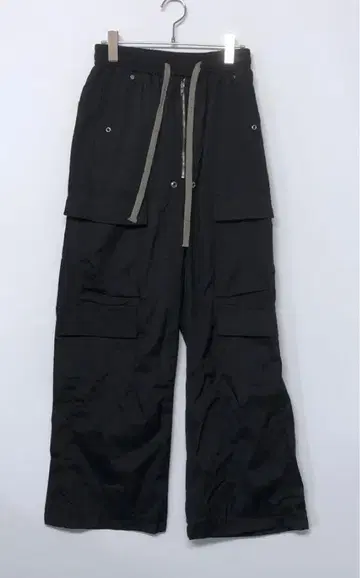 Y2K 오피움 코어 수입 구제 의류 링클 지퍼 카고 팬츠