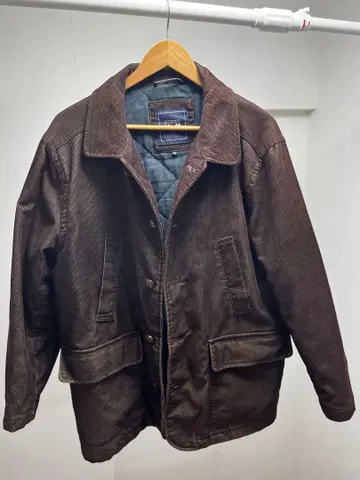 VAN 브라운 버튼 자켓