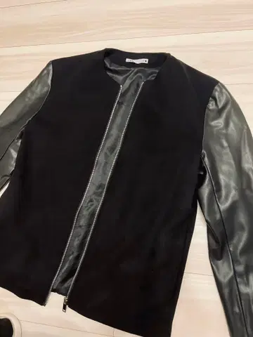 오늘 한정! ZARA 남성용 인조 가죽 자켓 블루종 S