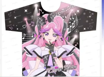 큐어 키스 풀 그래픽 티셔츠