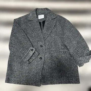 BAYFLOW 헤링본 테일러드 자켓 코트