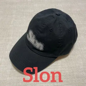 [새상품급]Slon 슬론 6PANEL CAP 6패널캡 black 블랙