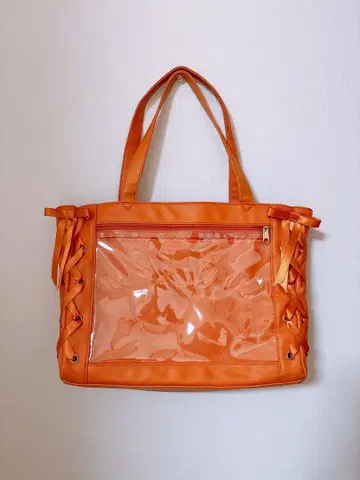 WEGO 레이스업 이타백 오렌지 S 사이즈