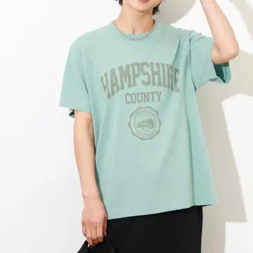 새상품급 relume 레리움 바이오 워시 로고 프린트 하프 슬리브 TEE