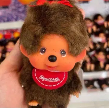 몬치치 얼굴 큰 SS 키체인 여아 마스코트 키링