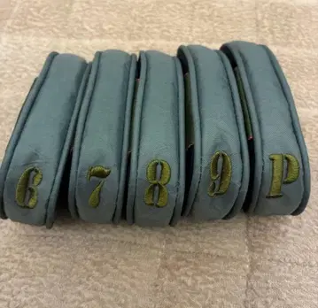 새상품급 아이언 커버 브리핑 BRIEFING 5세트 올리브