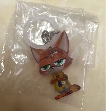 디즈니 주토피아 닉 표식 액세서리 캡슐 토이 키링