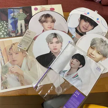 [공식] BTS suga 윤기 부채 플래그 공식 세트