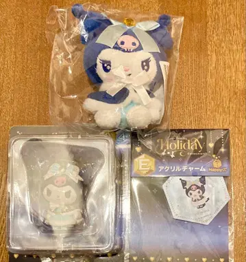 산리오 Happy 복권 Holiday 쿠로미 피규어 등 3종 세트