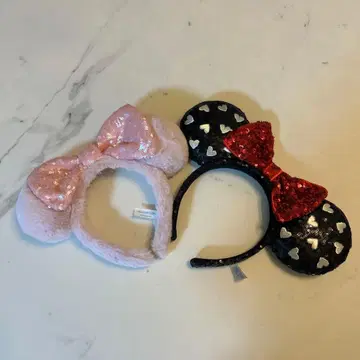 디즈니 머리띠 2세트