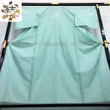 MK-1061 여름 기모노 이로무지 댓잎 원단 패턴 청죽색