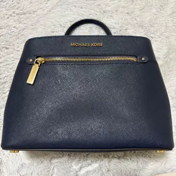 MICHAEL KORS 네이비 핸드백