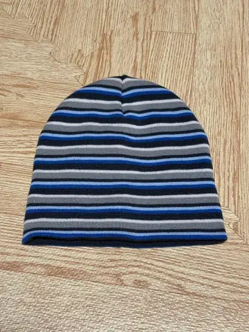 [ 익명 배송 ] niko and - 비니 니트 모자 보더 블루