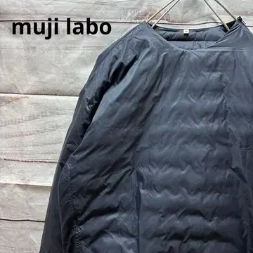 muji labo 경량 프렌치 다운 포켓터블 풀오버 다운 셔츠