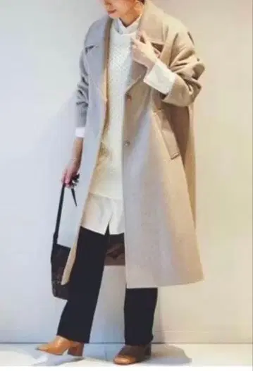 journal standard 슈퍼 140 비버 코쿤 코트