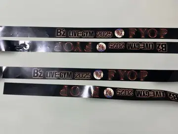 B'z LIVE-GYM 2025 은색 테이프 2개 노컷