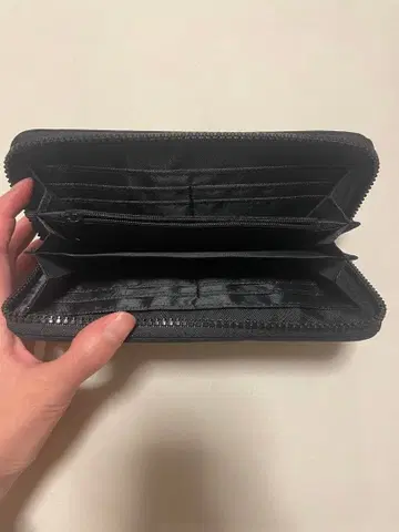 블랙 장지갑