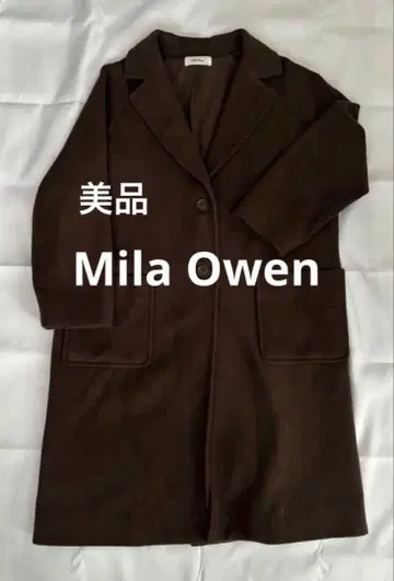 [ 새상품급 ] Mila Owen 체스터 코트 울 혼방