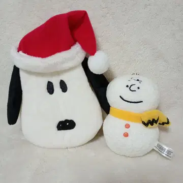 스누피 산타클로스 동전 지갑 찰리 브라운 눈사람 키체인