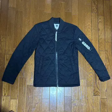 G-STAR RAW 퀼팅 자켓 블랙
