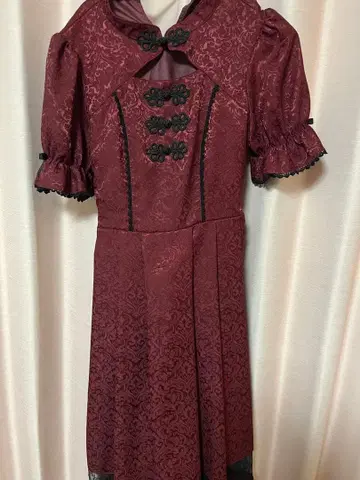 axes femme kawaii 차이나 원피스 와인