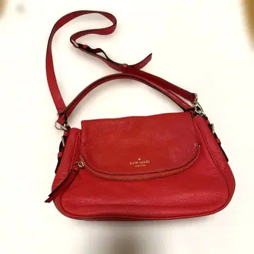 미사용 새상품급! kate spade 투웨이 빨간색 가죽 숄더백