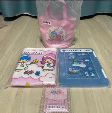 산리오 복권 키키라라 백 무릎 담요 파일 케이스 거울 & 빗