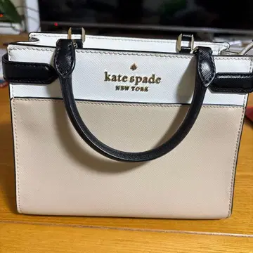 케이트 스페이드 숄더백 베이지/블랙