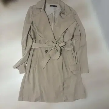 앙글레임 베이지 트렌치코트 벨트 포함