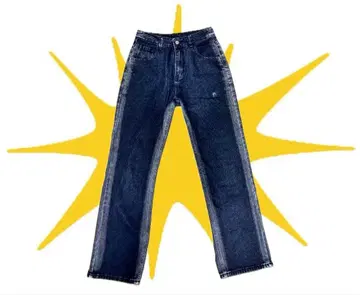 스트레이트 실루엣 데님 팬츠 스트레이트 청바지