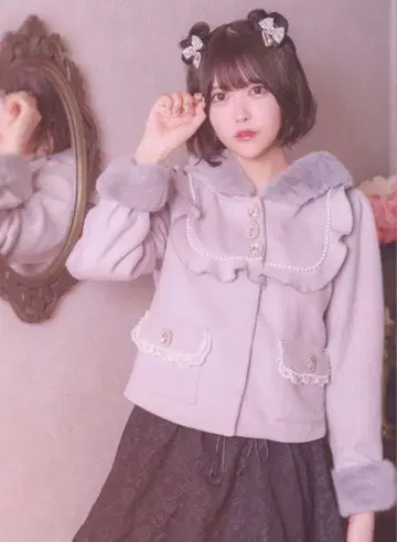 ManonTokyo 후디 숏코트