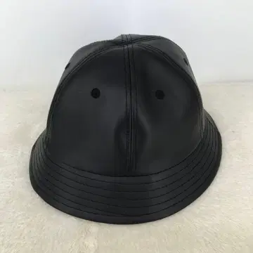 라디얼 버킷햇 L 블랙 소가죽 레더