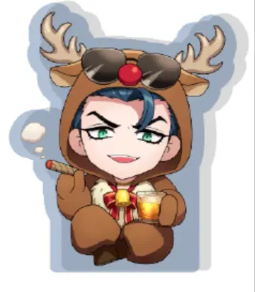 휴먼버그 대학 CAFE 아크릴 블록 크리스마스ver. 텐바네구 야베