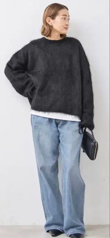 Deuxieme Classe 턱 배기 데님