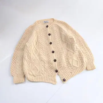 아일랜드 제 WmMMelis & Sons 피셔맨 니트