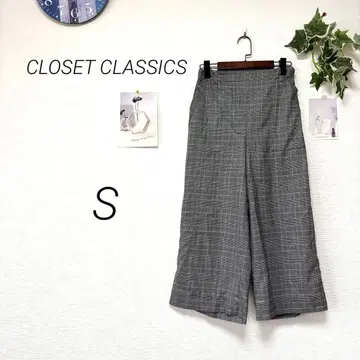 10775 CLOSET CLASSICS 글렌체크 팬츠 S