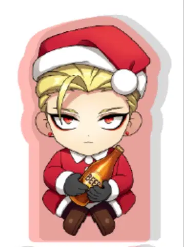 휴먼버그 대학 CAFE 아크릴 블록 크리스마스ver. 텐바 그룹 와나카