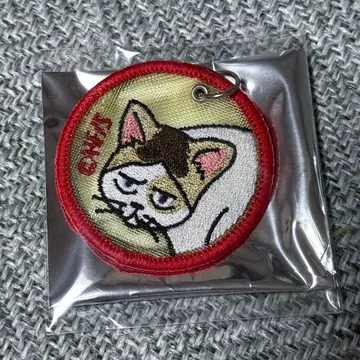 하이큐 메쉬 자수 키링 동물Ver. 코즈메 켄마 켄마고양이