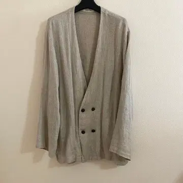 CONFECT 린넨 카라미 가디건