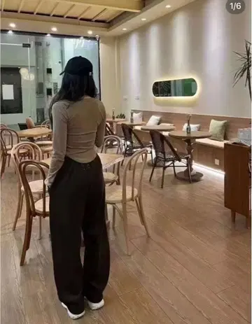 빈티지 브라운 캐주얼 팬츠