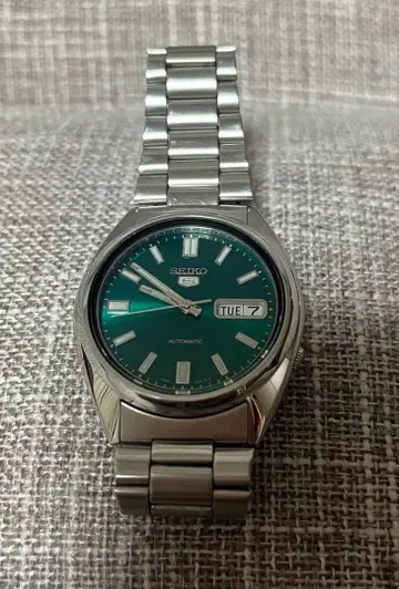 SEIKO 손목시계 세이코 5 7S26-0480 그린 자동 와인딩 레어