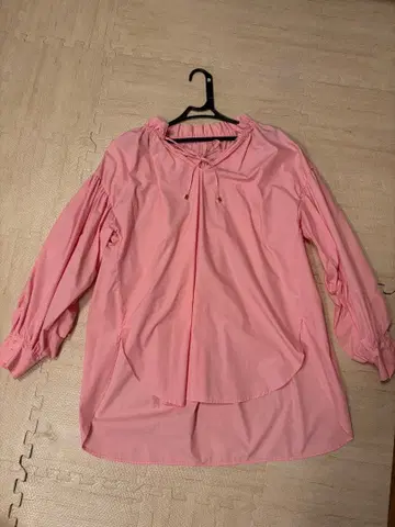 컨디션 최상 CADUNE 카듀네 백 셔링 셔츠 핑크 38