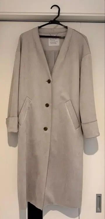 BAYFLOW 그레이 롱 코트