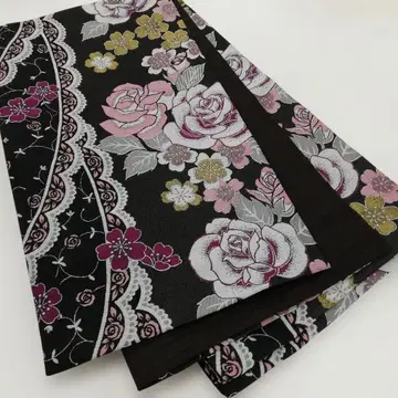 후리소데용 후쿠로 오비 폴리에스테르 후쿠로 오비 P-블랙 계열