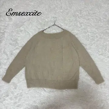 [ 엠즈 엑사이트 ] 긴팔 샤기 니트 스웨터 M 보들보들 겨울